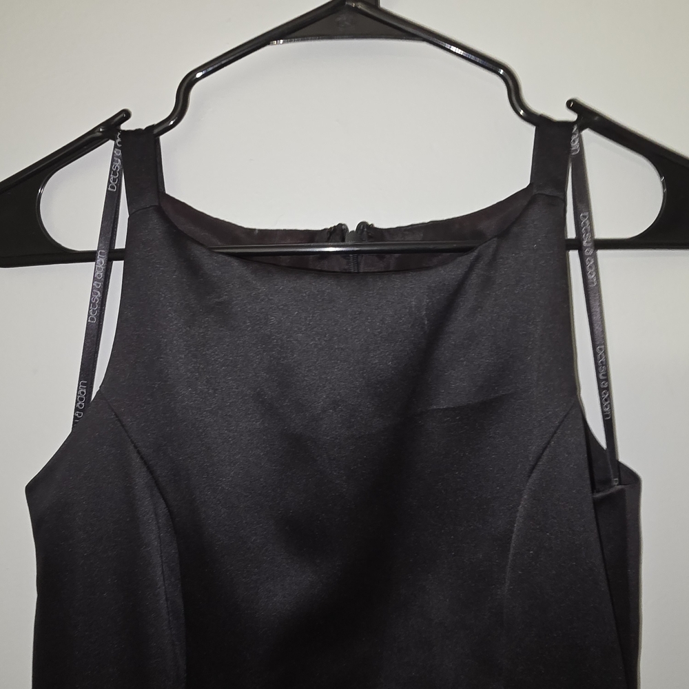 Betsy & Adam Elegant Black Formal Dress - Picture 2 of 8
